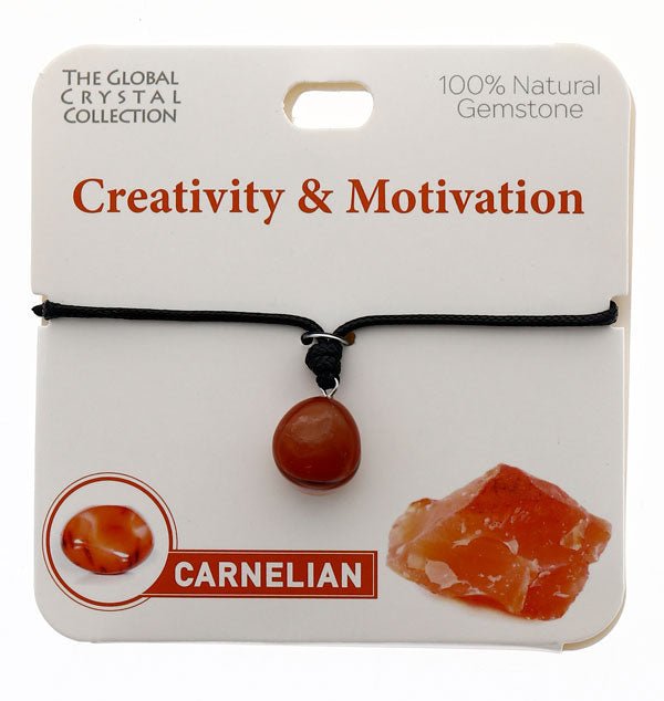 Natural Gemstones Necklace - Creativity & Motivation MBS061 - Mooroolbark Wool