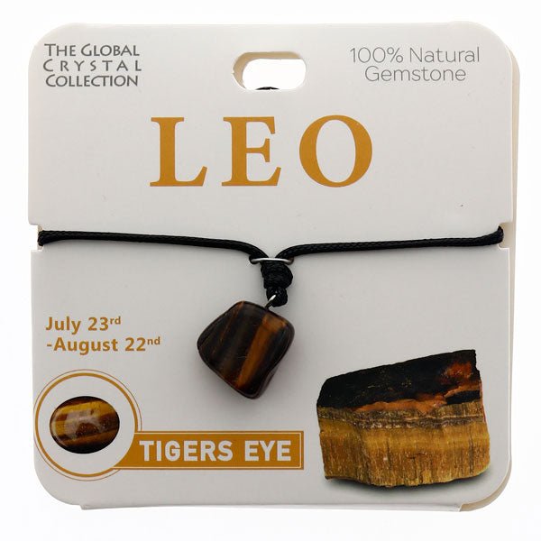 Natural Gemstones Necklace - Leo MBS013 - Mooroolbark Wool