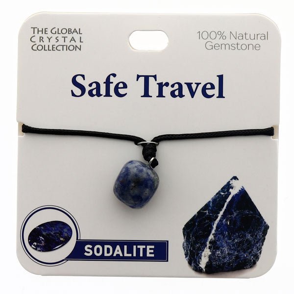 Natural Gemstones Necklace - Safe Travel MBS106 - Mooroolbark Wool