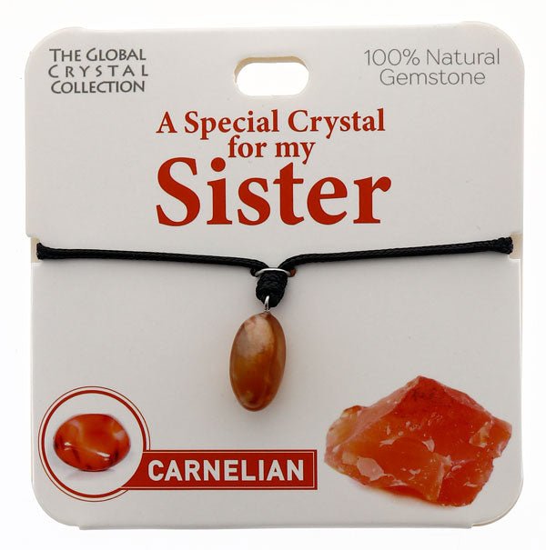 Natural Gemstones Necklace - Sister MBS088 - Mooroolbark Wool