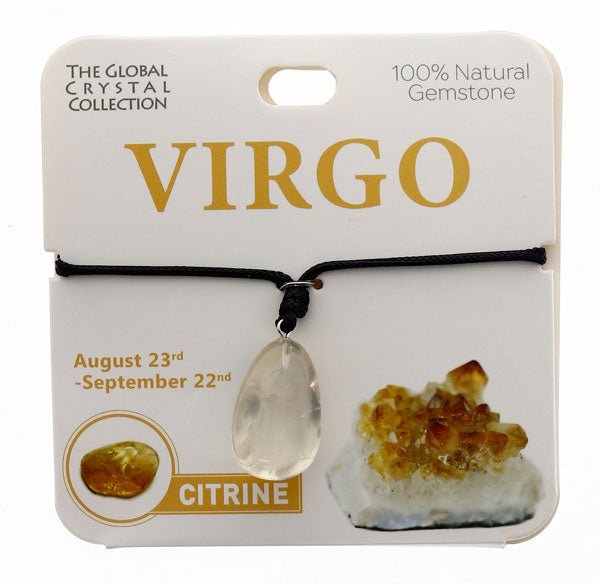 Natural Gemstones Necklace - Virgo MBS016 - Mooroolbark Wool