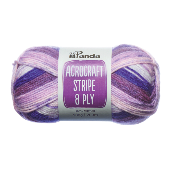 Panda Acrocraft Stripe 8 ply