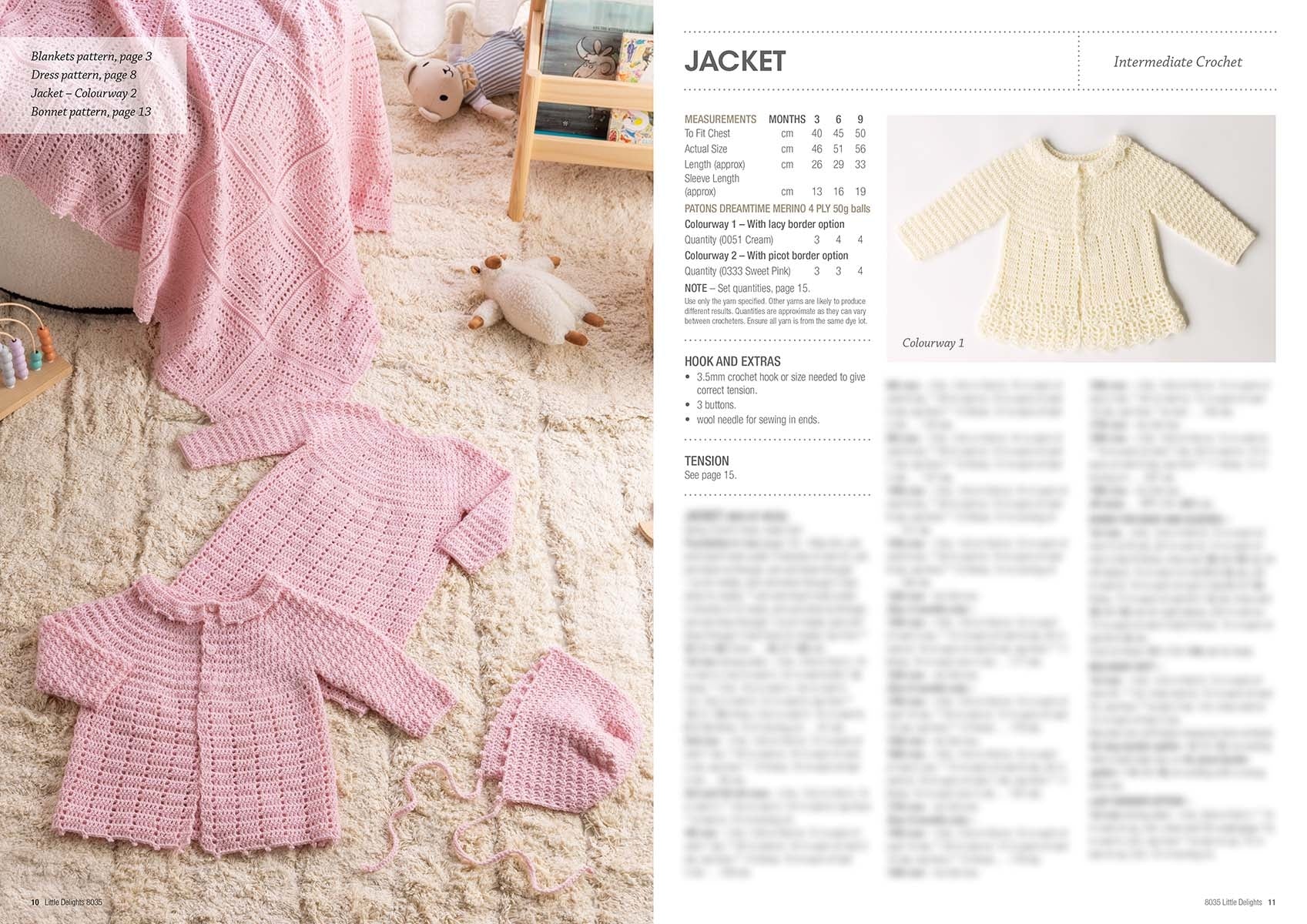 Book 8035 - Patons Little Delights - Mooroolbark Wool