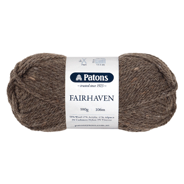 Patons Fairhaven 14 Ply Australian  Wool Mix - 9000 Fleece - Mooroolbark Wool