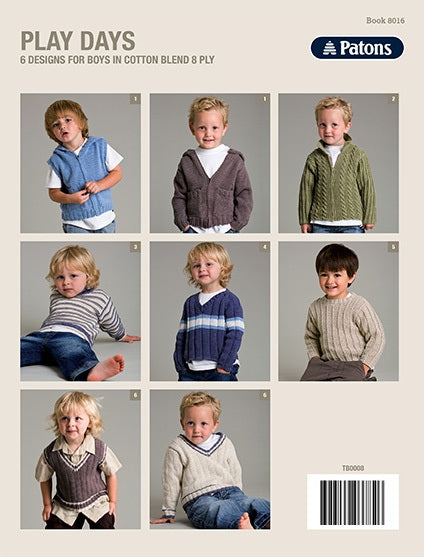 Booklet 8016 - Patons Play Days
