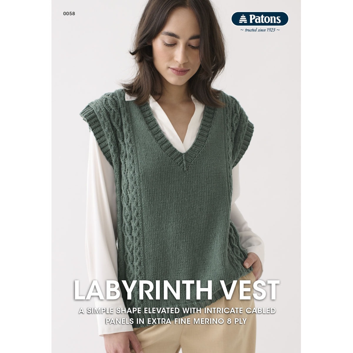 Leaflet 0058 - Patons Labyrinth Vest