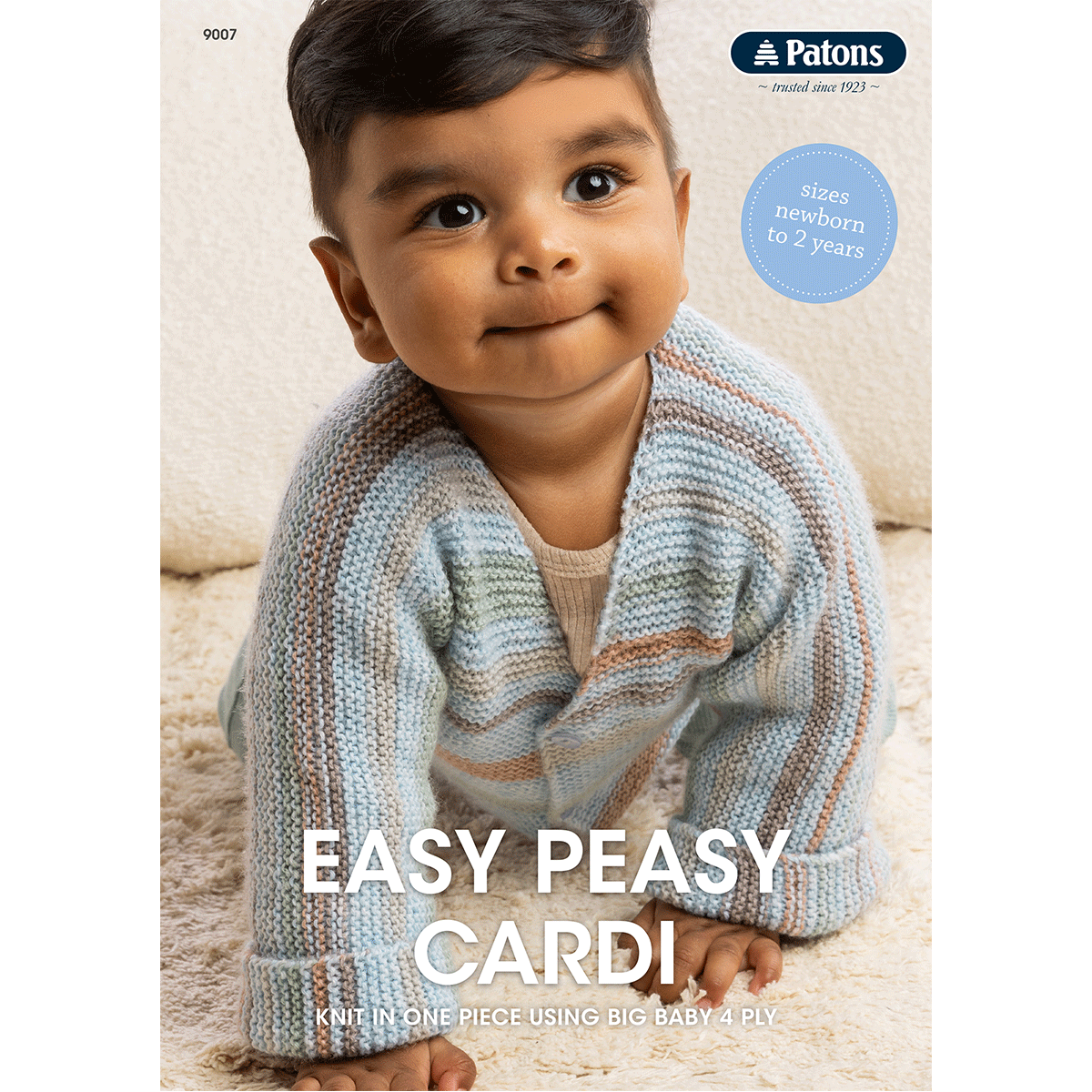 Leaflet 9007 - Patons Easy Peasy Cardi