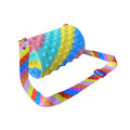 Pop It Handbags - Bright rainbow duffle