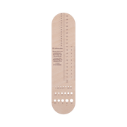 Fiori Sock Ruler & Needle Gauge