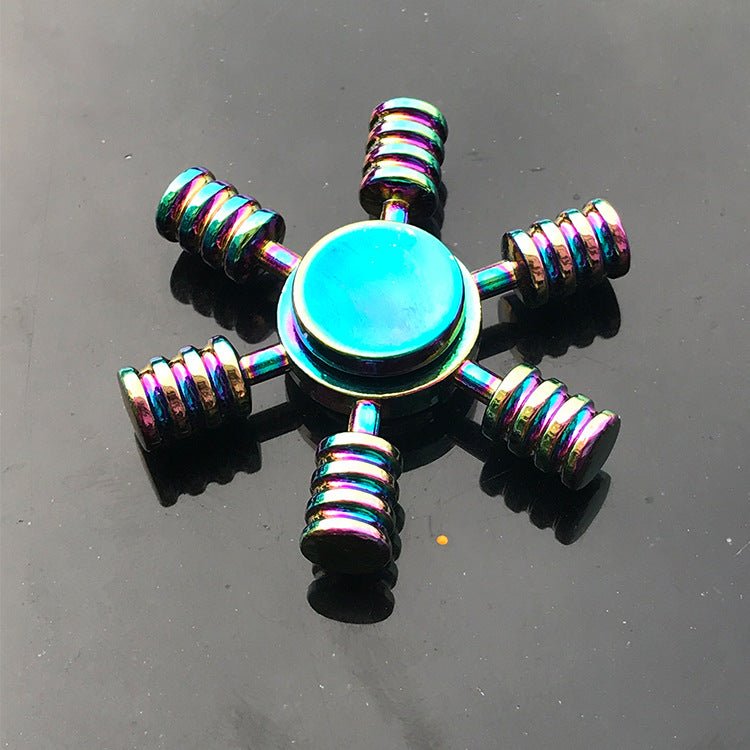 Rainbow 6 Arm Spinner - Mooroolbark Wool