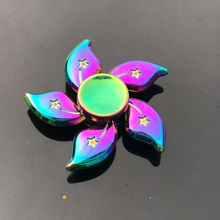 Rainbow Bauhinia Spinner - Mooroolbark Wool