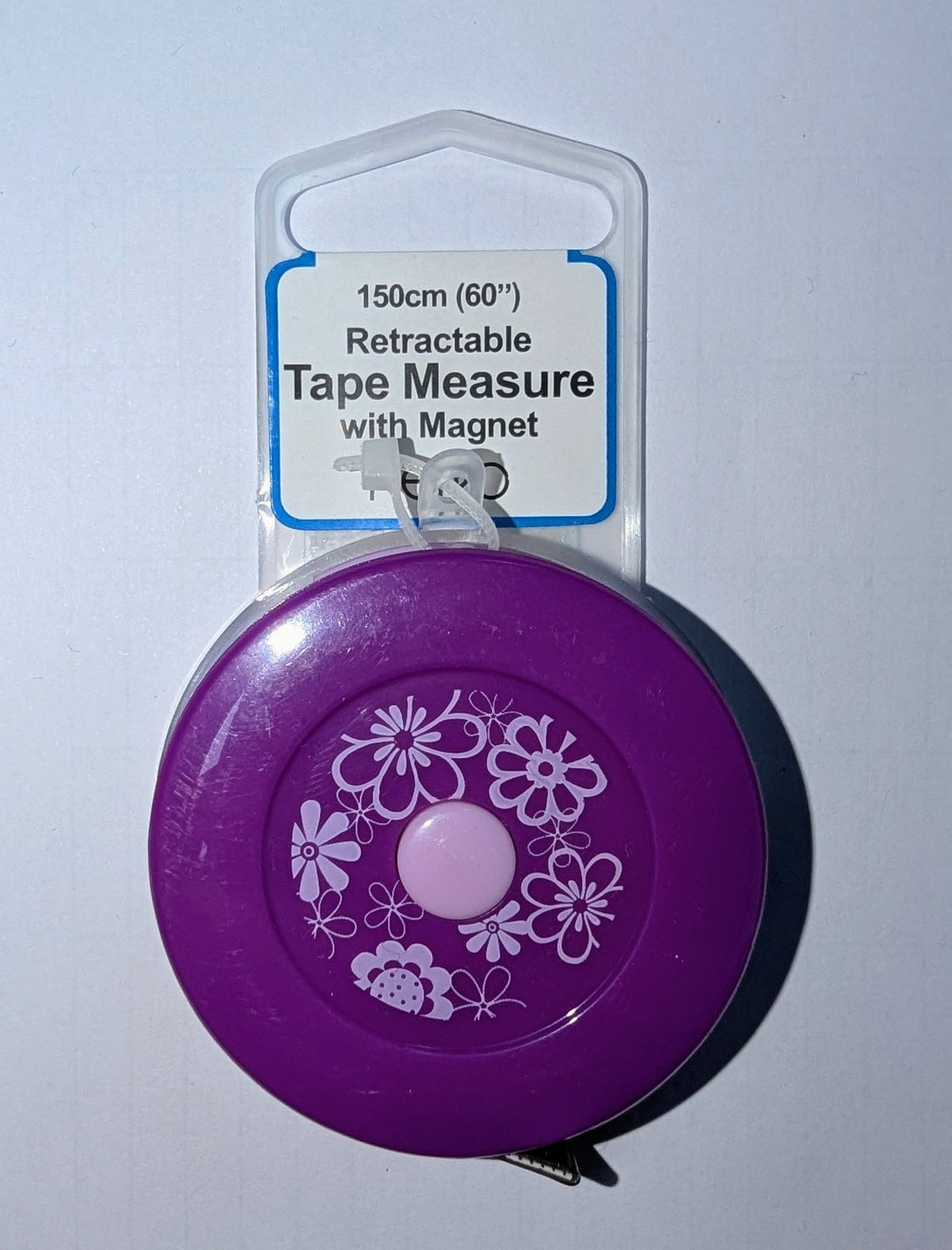 Retractable Tape Measure - Purple - Mooroolbark Wool