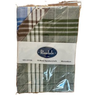 Rosdale Men's Handkerchiefs Blue - Mooroolbark Wool
