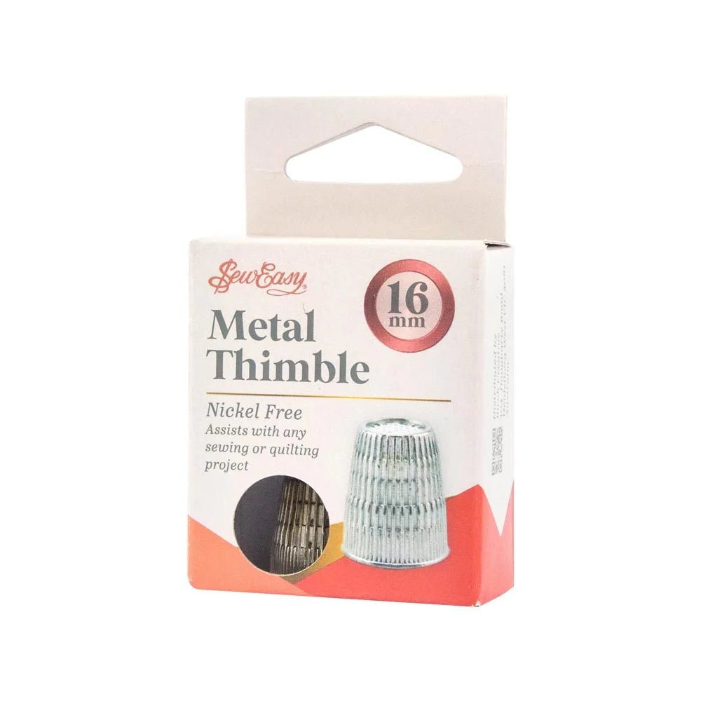 Sew Easy Metal Thimble 16mm - Mooroolbark Wool