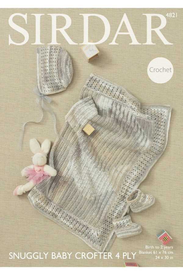 Leaflet 4821 - Sirdar 4 Ply Blanket