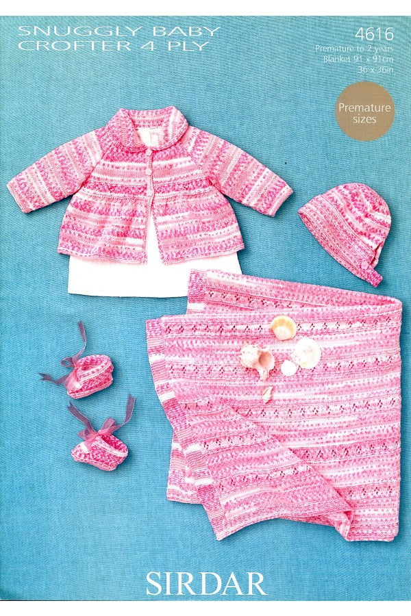 Leaflet 4616 - Sirdar Snuggly Crofter 4 Ply - Mooroolbark Wool