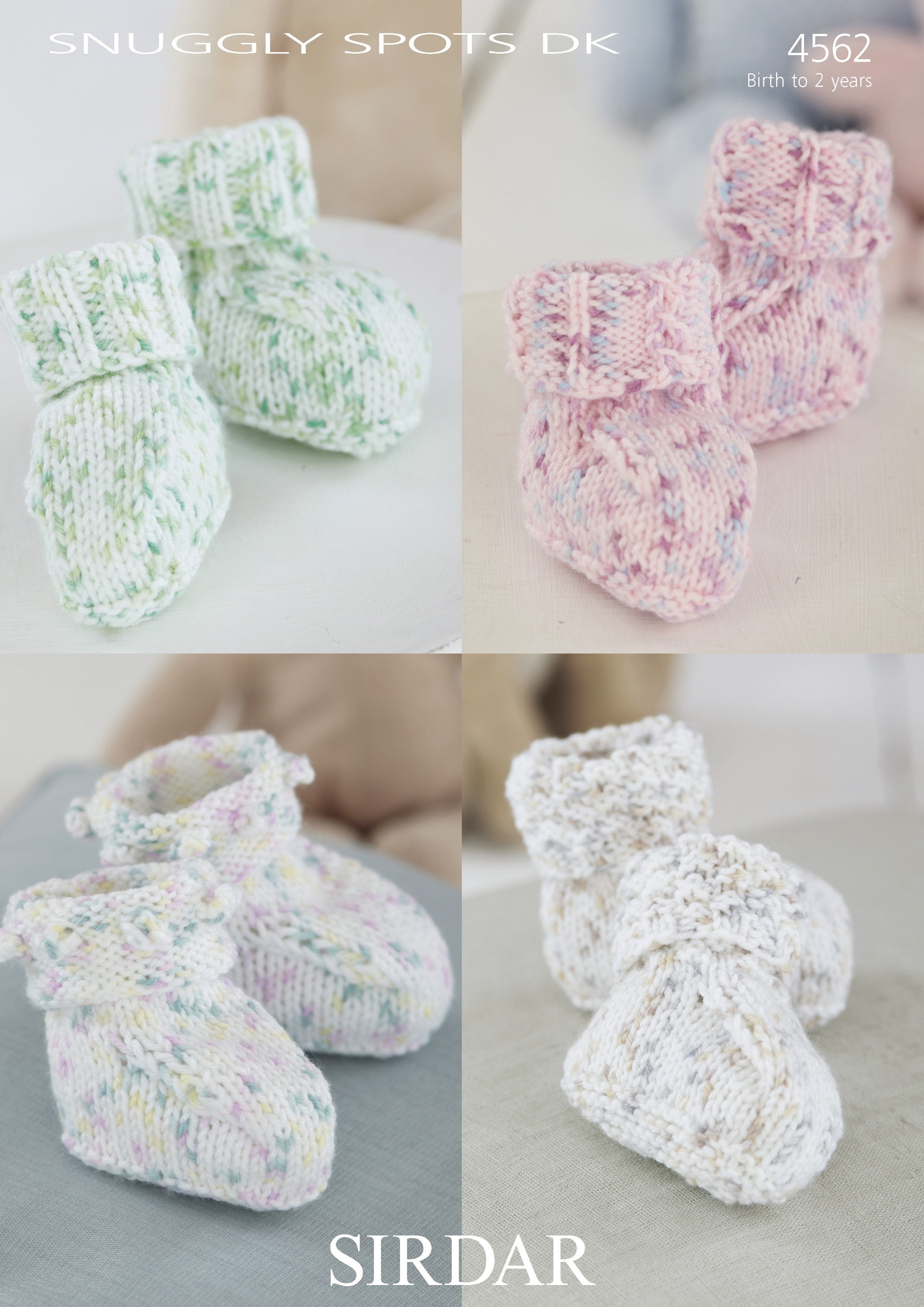 Leaflet 4562 - Sirdar DK Bootees