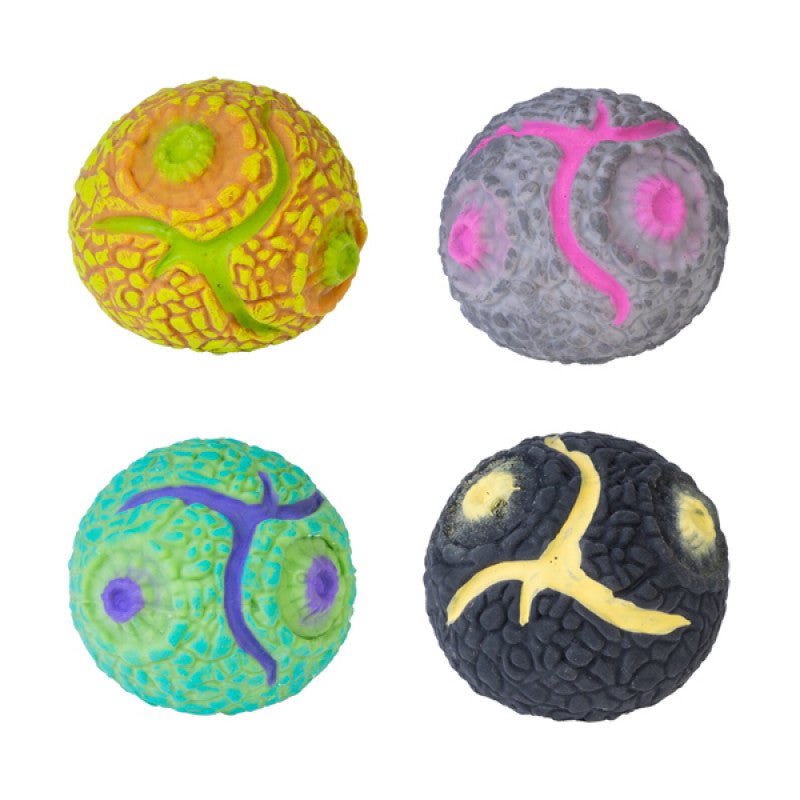 Smooshos Meteorite Balls HY-SB/M-Green/Purple - Mooroolbark Wool