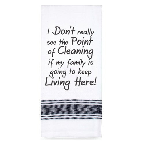 Talk'n Tea Towels - I Don't really see the Point of Cleaning - Mooroolbark Wool