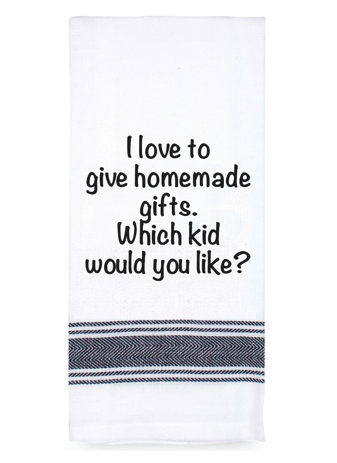 Talk'n Tea Towels - I love to give homemade gifts - Mooroolbark Wool