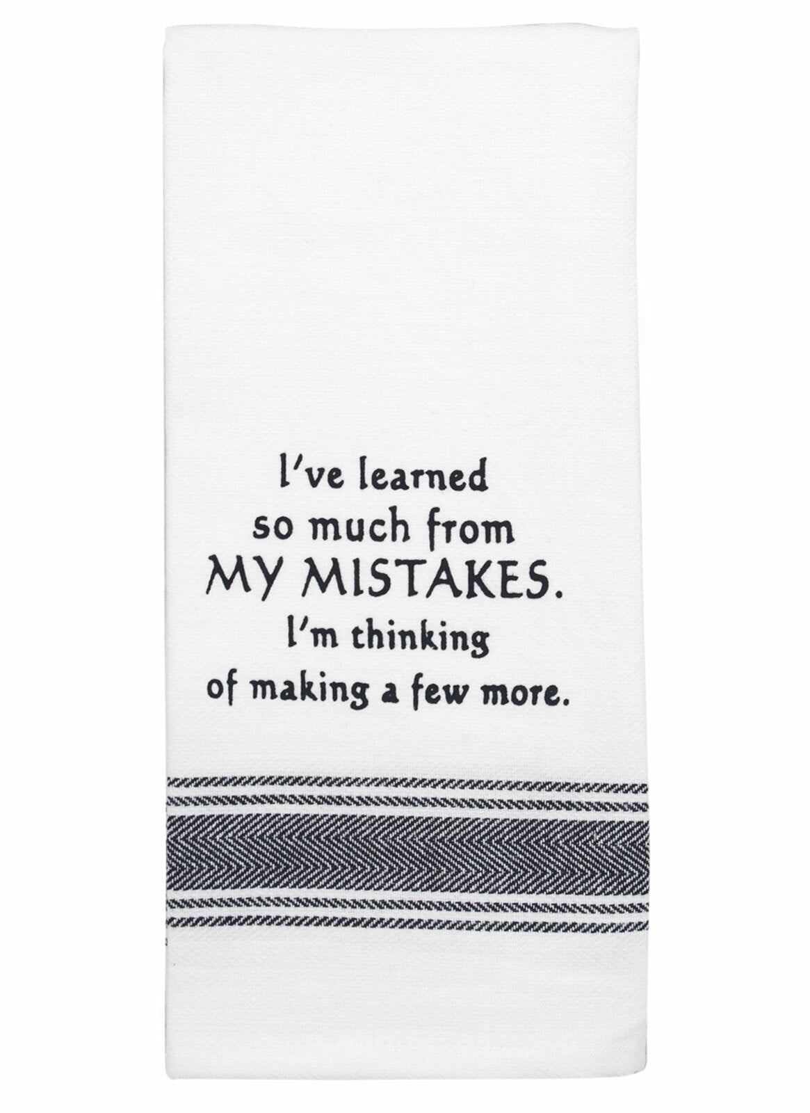 Talk'n Tea Towels - Learned from my mistakes - Mooroolbark Wool