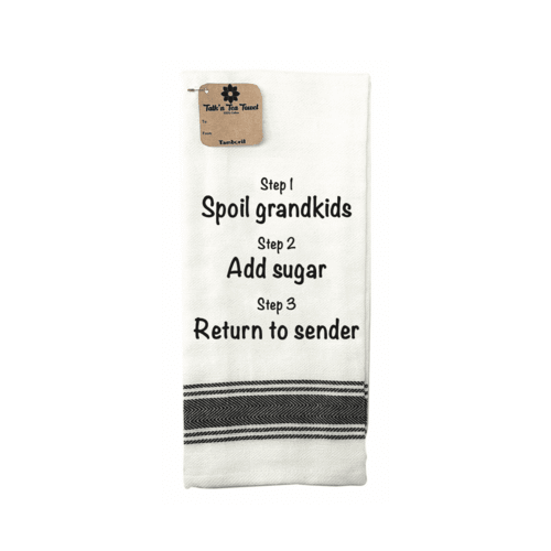 Talk'n Tea Towels - Return to sender - Mooroolbark Wool