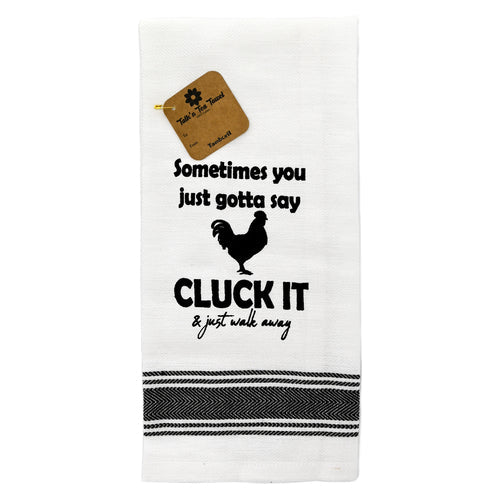 Talk'n Tea Towels - Sometimes you just gotta say - Mooroolbark Wool
