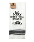 Talk'n Tea Towels - Sorry for the things I said - Mooroolbark Wool