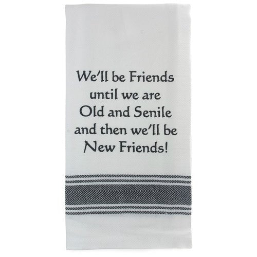 Talk'n Tea Towels - We'll Be Friends - Mooroolbark Wool