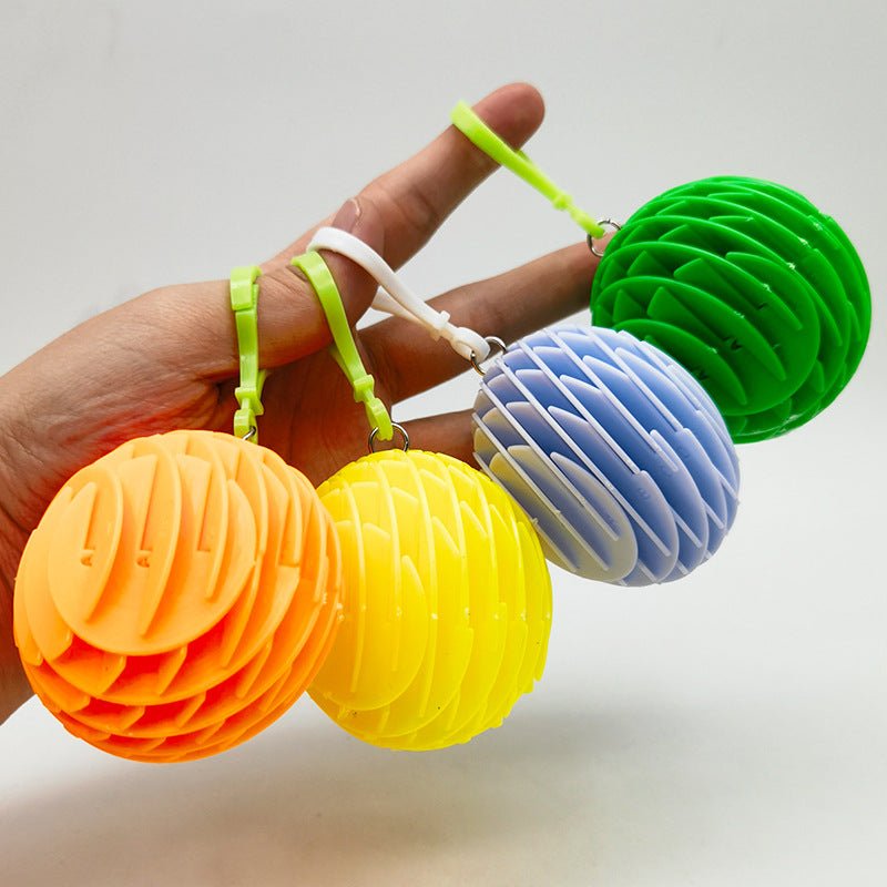 Telescopic Fidget Worm - Keyring - Mooroolbark Wool