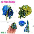 3D Printed Hermit Crab - Blue Green