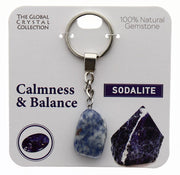 Natural Gemstones Keyring - Calmness & Balance MBS066