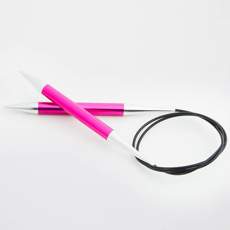 Knit Pro Zing Fixed Circular Knitting Needles 80cm - 10.00mm