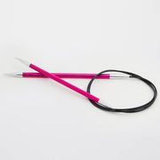 Knit Pro Zing Fixed Circular Knitting Needles 80cm -5.00mm