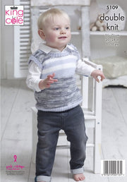 A picture of Leaflet 5109 - King Cole Double Knit, by King Cole, on a white background.