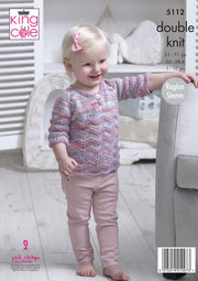 A picture of Leaflet 5112 - King Cole Double Knit, by King Cole, on a white background.