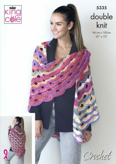 A picture of Leaflet 5335 - King Cole Riot DK - Crochet, by King Cole, on a white background.