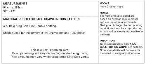 A picture of Leaflet 5335 - King Cole Riot DK - Crochet, by King Cole, on a white background.