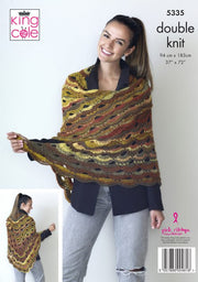 A picture of Leaflet 5335 - King Cole Riot DK - Crochet, by King Cole, on a white background.