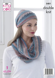 A picture of Leaflet 5401 - King Cole Riot DK - Crochet, by King Cole, on a white background.