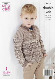 A picture of Leaflet 5432 - King Cole Double Knit, by King Cole, on a white background.