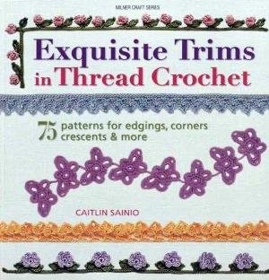 A picture of Exquisite Trims in Thread Crochet, by Mooroolbark Wool, on a white background.
