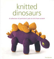 A picture of Knitted Dinosaurs, by Can Do Books, on a white background.