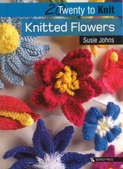 A picture of Twenty to Knit: Knitted Flowers, by Can Do Books, on a white background.