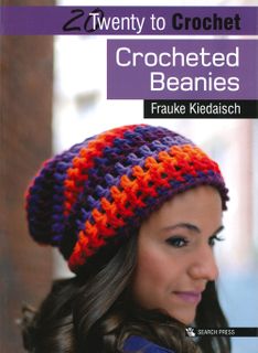 A picture of Twenty to crochet: Crocheted Beanies, by Can Do Books, on a white background.