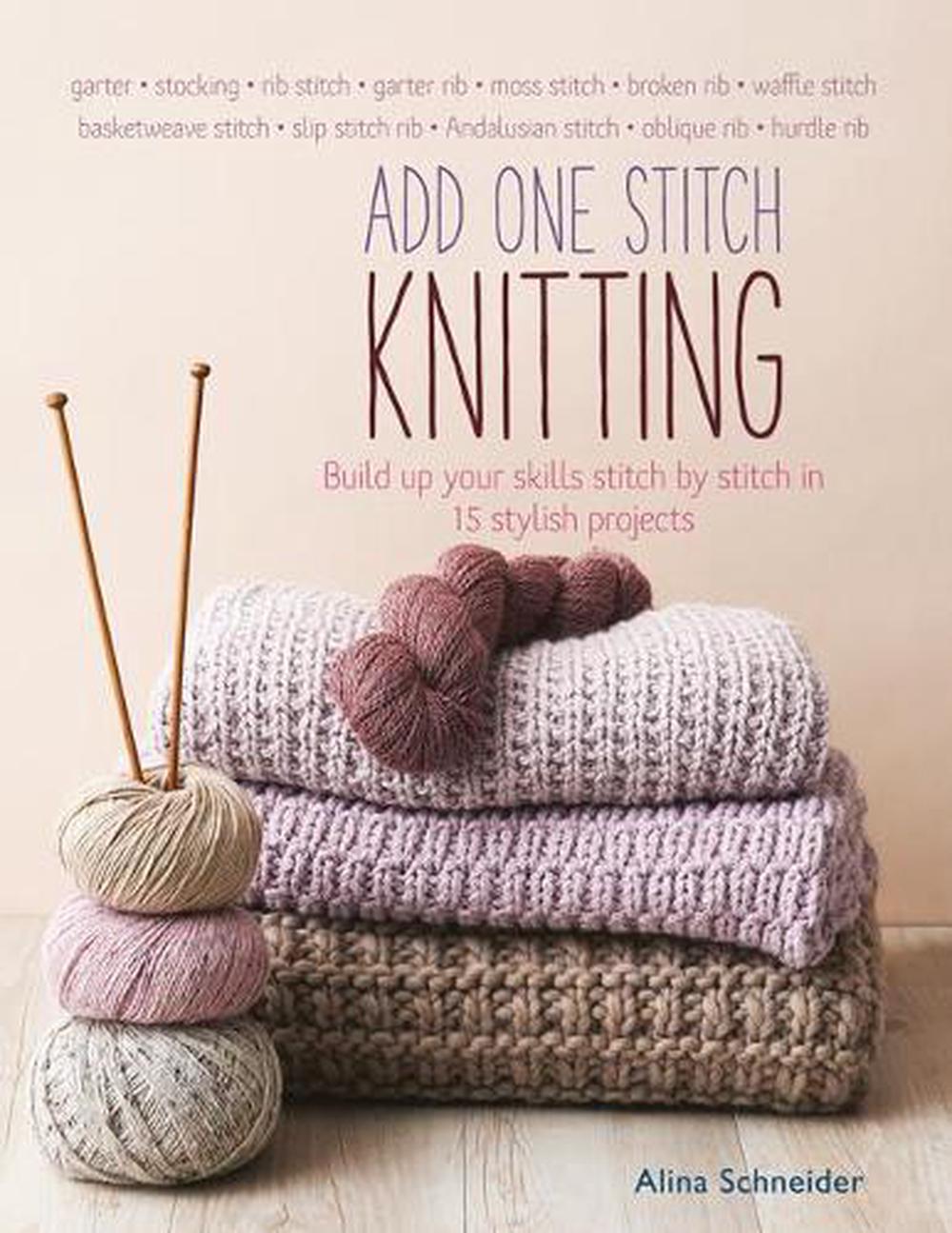 Book - Add One Stitch Knitting Book - Mooroolbark Wool