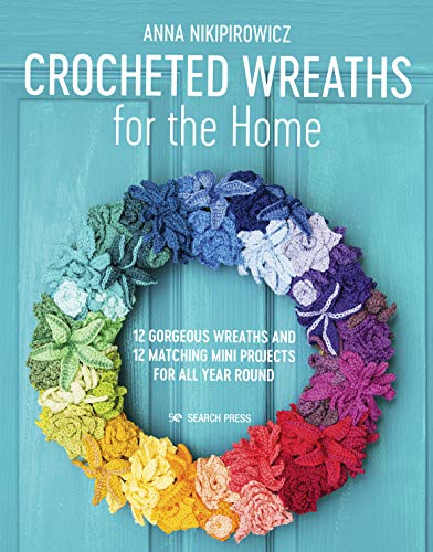 Book - Crocheted Wreaths for the Home - Mooroolbark Wool