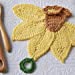 A picture of Dishcloths to Crochet, by Mooroolbark Wool, on a white background.
