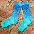 Debra Kinsey Knits - Euphyllia Lace Socks - Mooroolbark Wool