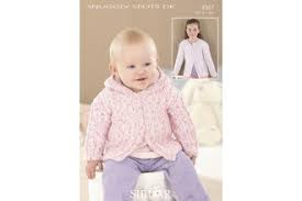 Leaflet 4567 - Sirdar Snuggly DK Cardigan & hoodie